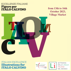 locandina mostra Eccellenze Italiane- Figure per Italo Calvino- IIC Nairobi