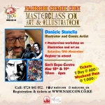 grafica masterclass Daniele Statella al Naiccon 2023 - IIC Nairobi