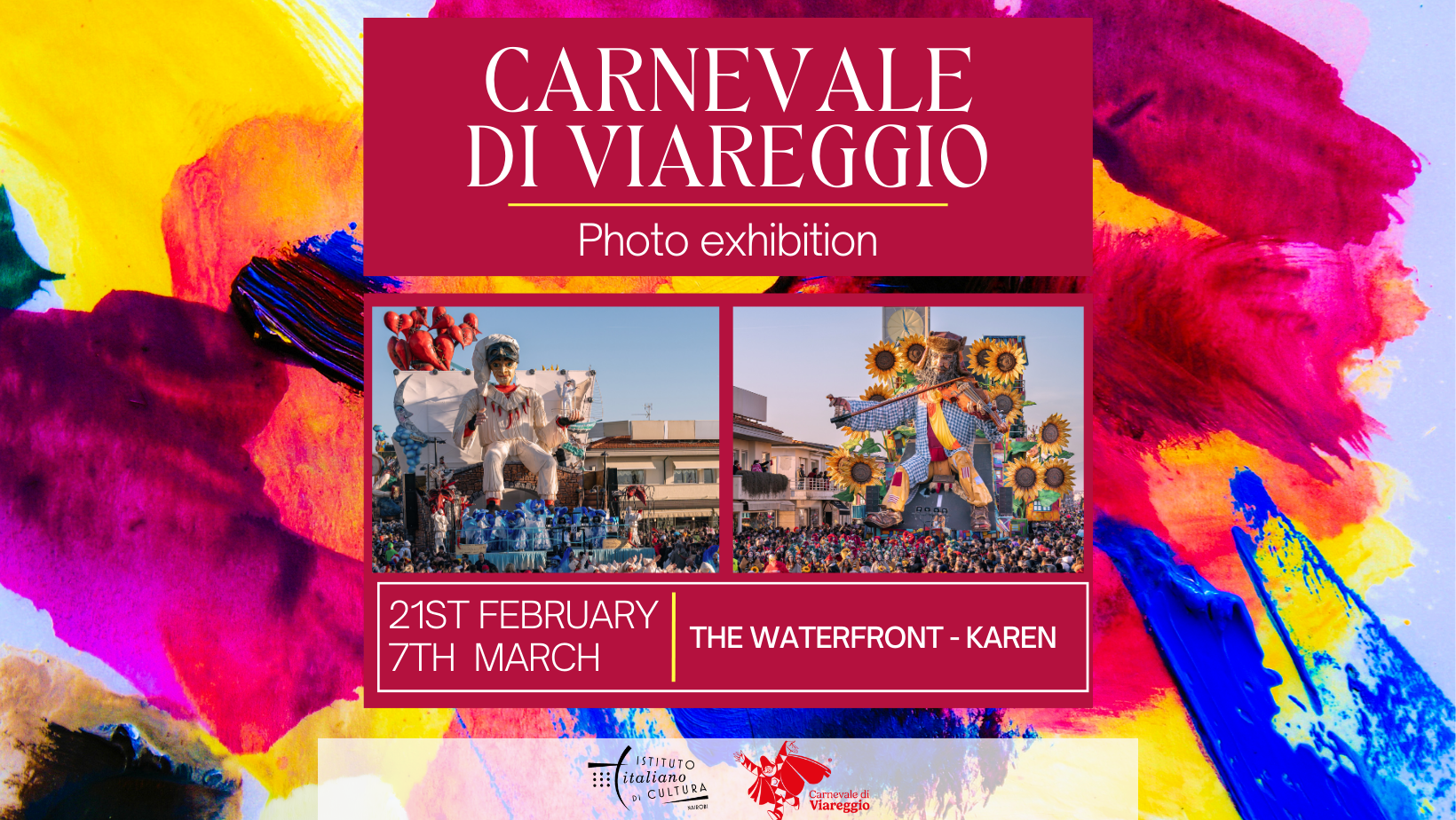 Carnevale di Viareggio – esposizione fotografica IIC Nairobi