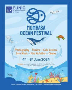 locandina Mombasa Ocean Festival EUNIC- IIC Nairobi