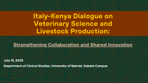 conferenza veterinari a UoN- iic nairobi