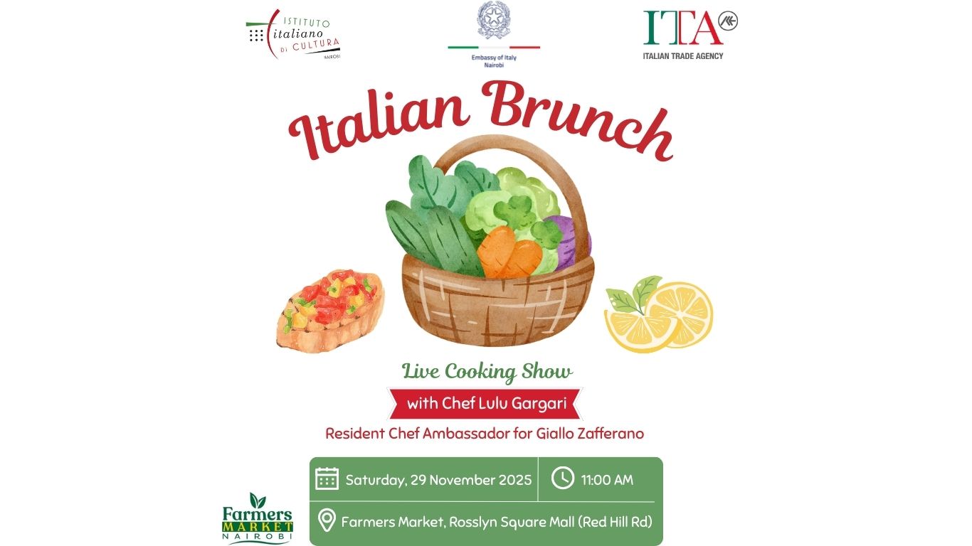 Giallo Zafferano IIC Nairobi – cooking show Lulu Gargari